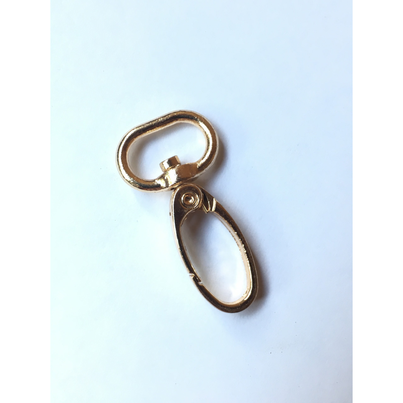 Карабін 15 мм золото