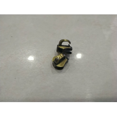 Бігунок сумковий без фіксатора на металеву блискавку No5 без пулера антик