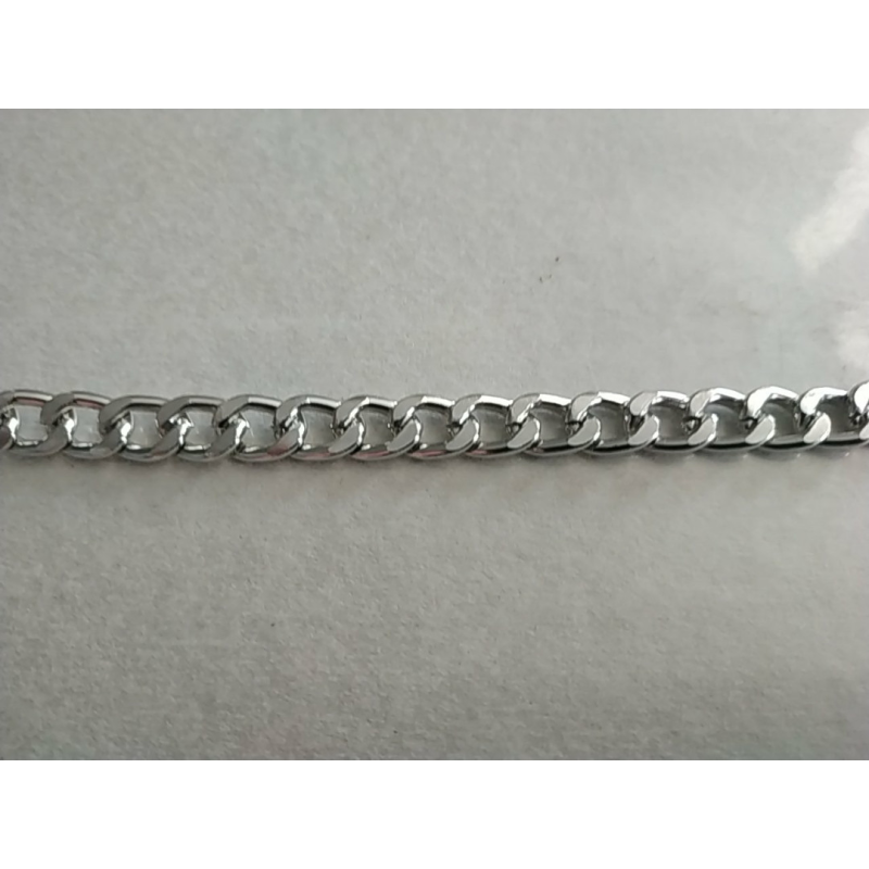 Ланцюжок алюмінієвий нікель Дрібна товщина 1.8 мм ширина 11.2 мм висота 7.8 мм