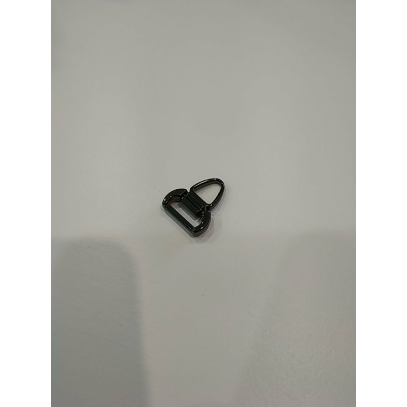 Пулер на бігунок чорний нікель ширина вушка 10 мм