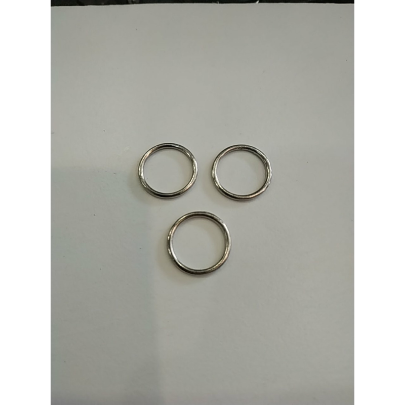 Кільце для бретелей 12 мм, метал, нікель