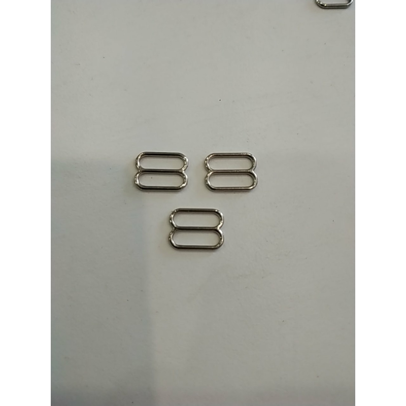 Регулятор для бретелей 10 мм, метал, нікель