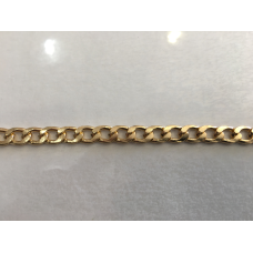 Ланцюжок алюмінієвий золото 1.8х14.4х7.8 мм