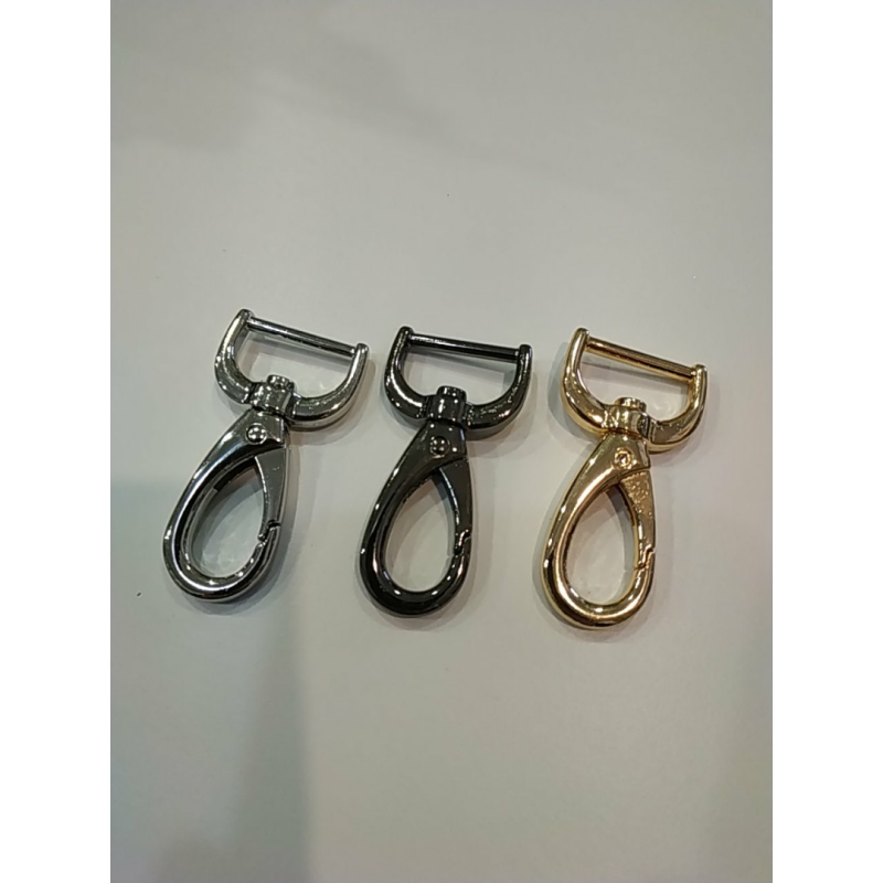 Карабін 20 мм довжина карабіна 50 мм Темний нікель