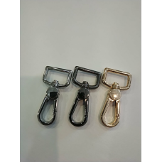 Карабін 20 мм довжина карабіна 50 мм Нікель