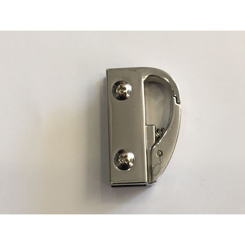 Карабін бічний нікель 34х21х8 мм. Карабін бічний нікель 34х21х8 мм.