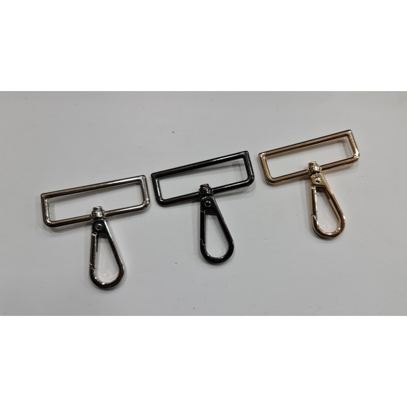 Карабин сумочный 50мм Нікель