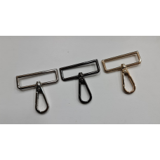 Карабин сумочный 50мм Темний нікель