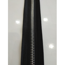 Застібка-блискавка на метраж метал No5 нікель одностороння