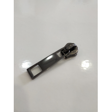 Бігунок сумковий без фіксатора на металеву блискавку No5 чорний нікель