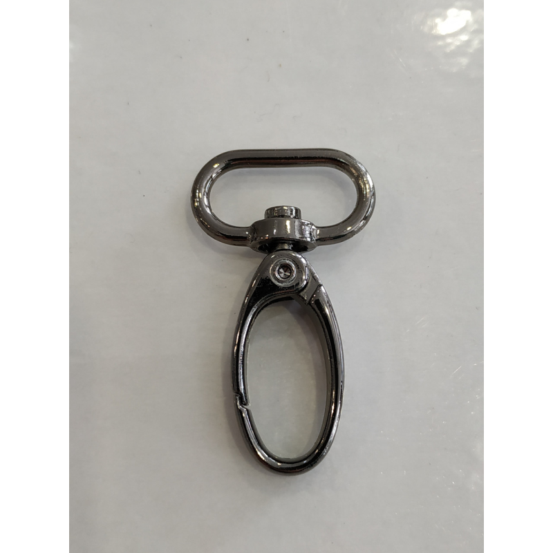 Карабін 20 мм чорний нікель Карабін 20 мм чорний нікель