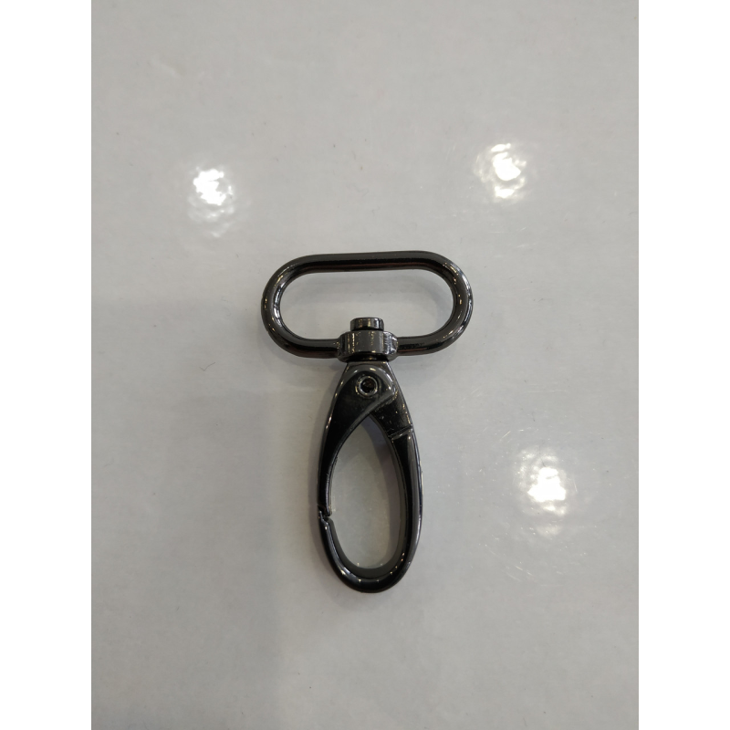 Карабін 25 мм чорний нікель