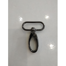 Карабін 30 мм чорний нікель