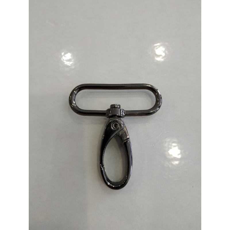 Карабін 40 мм чорний нікель Карабін 40 мм чорний нікель