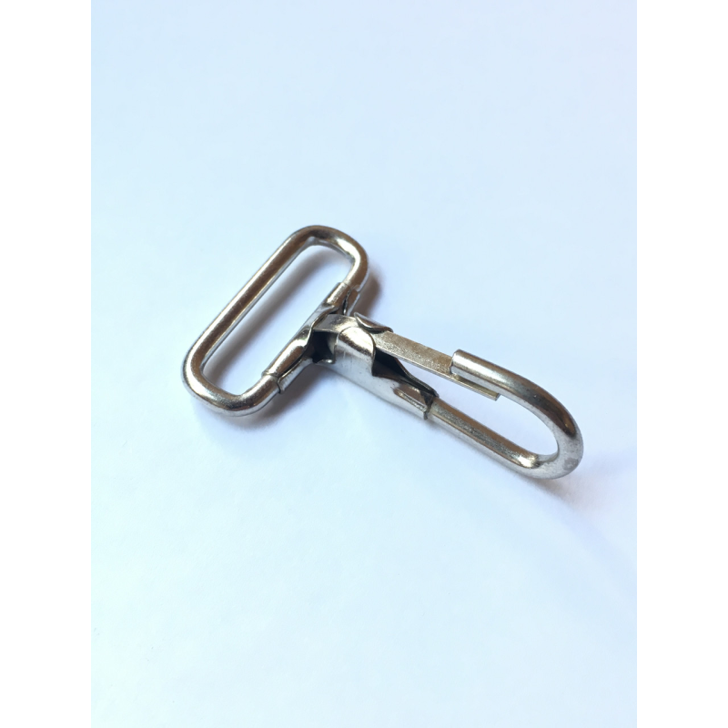 Карабін дротяний 25 мм нікель Карабін дротяний 25 мм нікель