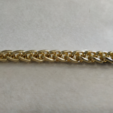 Ланцюжок металева Фурла товщина 5,3 мм світле золото