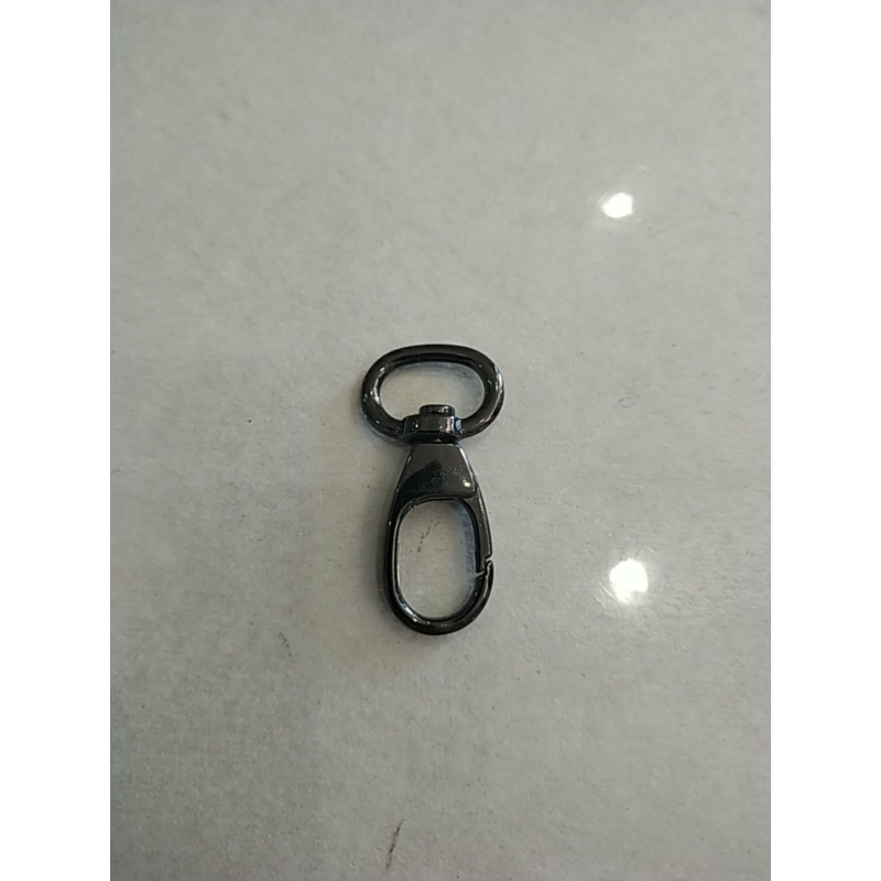 Карабін 13 мм чорний нікель